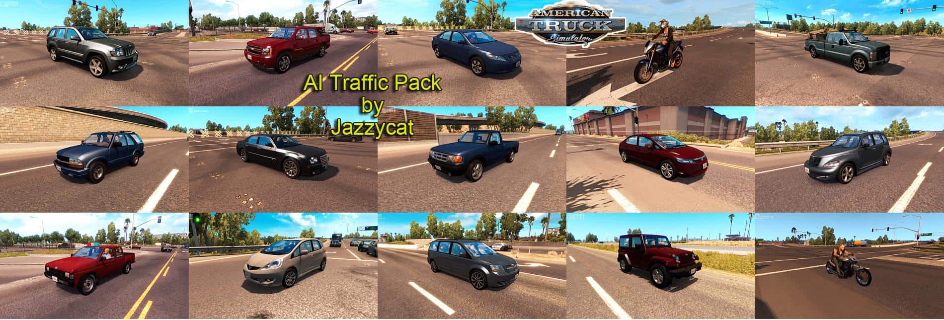 Ai Traffic Pack For Ats By Jazzycat V10 Ats American Truck Simulator Mod Ats Mod