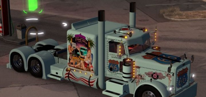 Kenworth T Smokey And The Bandit Skin Mod American Truck Simulator