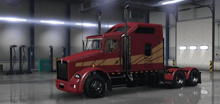 Kenworth T680 Smokey And The Bandit Skin Mod American Truck Simulator