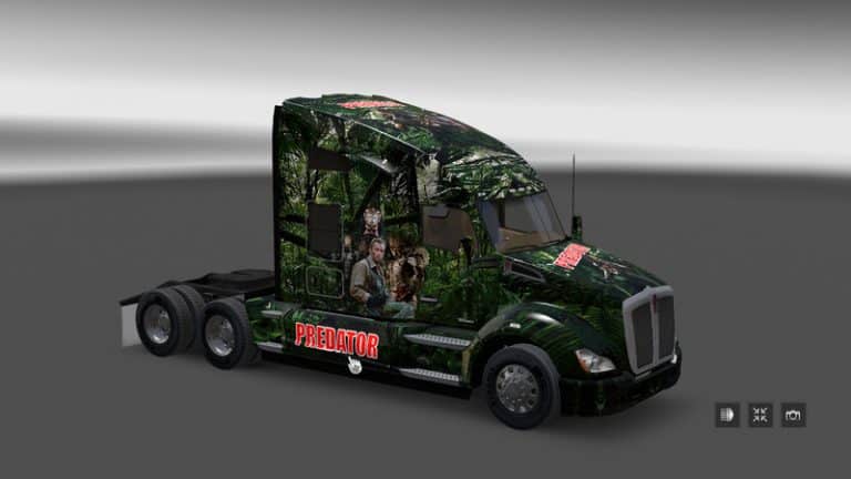 Predator Truck Skin Peterbilt Kenworth V American Truck Simulator Mod Ats Mod