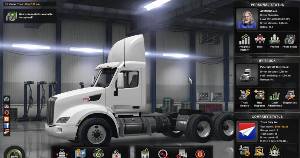 Savegame Complete Map Explored American Truck Simulator Mod ATS Mod