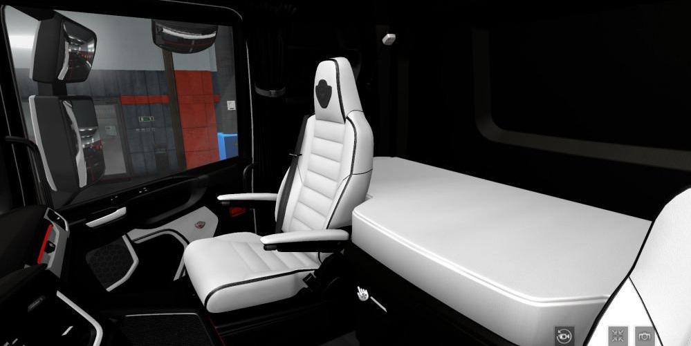 Scania 2016 Black And White Interior 1 35 X Mod American