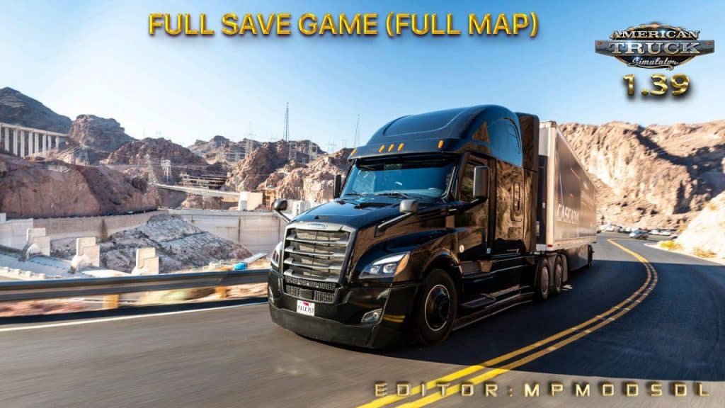 Full Save Game Ats 139 Full Map Mpmodsdl American Truck Simulator Mod Ats Mod