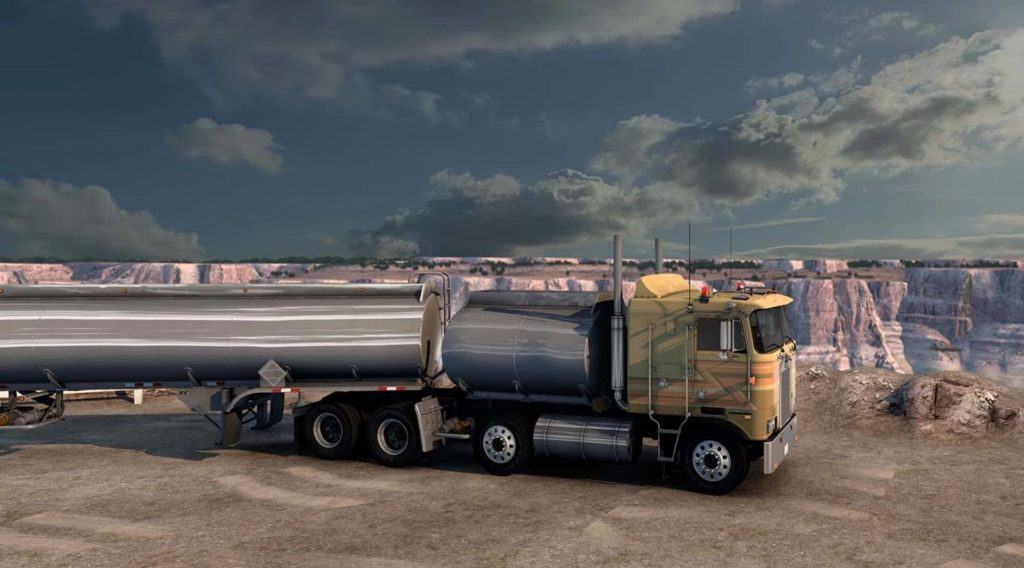 Kenworth K100 E Drom Addon V1 1 American Truck Simulator Mod ATS Mod