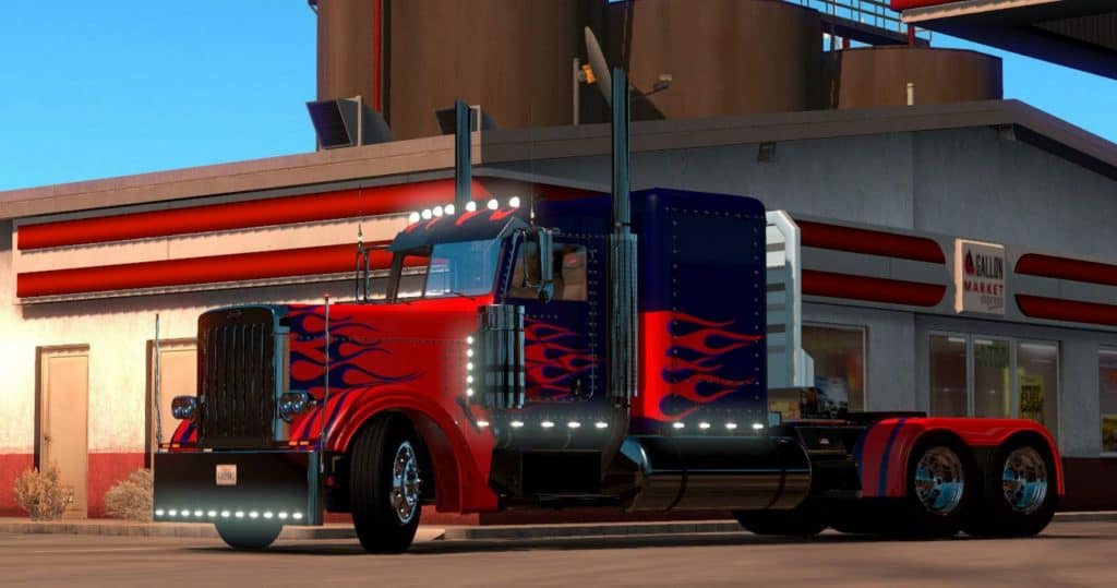 Optimus Prime Skin for Peterbilt 389 Truck (1) - American Truck ...