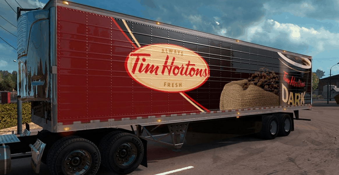 Tim Hortons – Wallbert replacement trailer ATS - American Truck ...