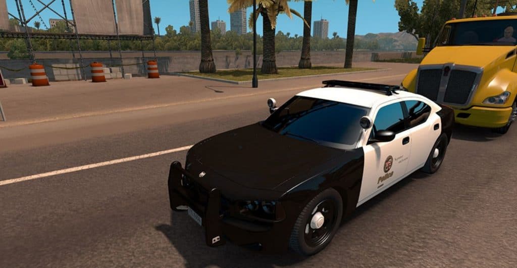 Usa Police Traffic By Solaris36 & Da Modza For Ats - American Truck 