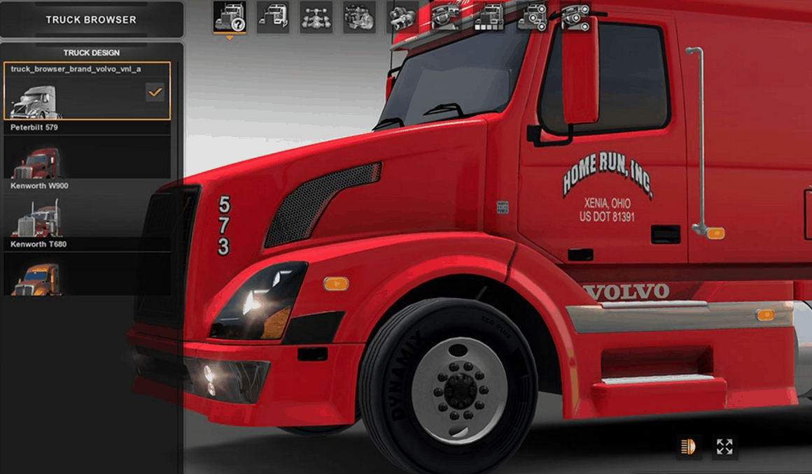 Home Run Trucking VNL670 Skin - American Truck Simulator mod | ATS mod