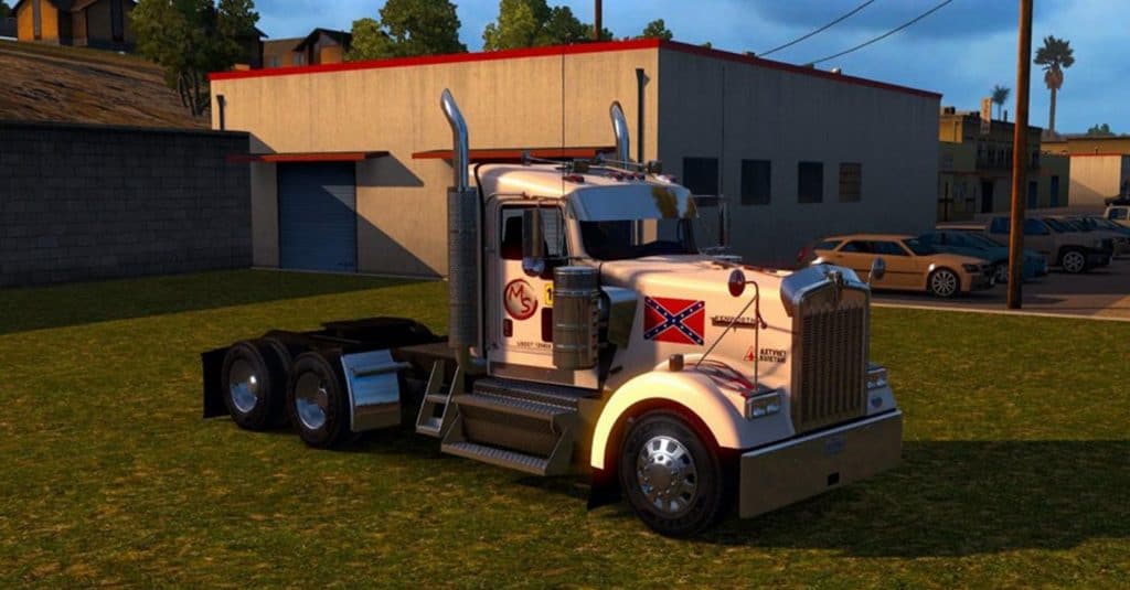 Kenworth W900 MS Skin Mod - American Truck Simulator mod | ATS mod