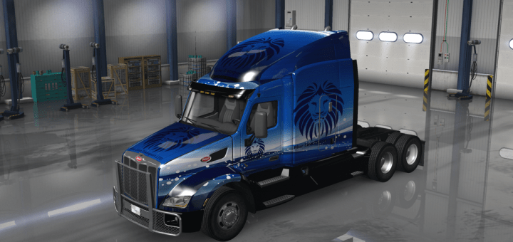 Sticker Bomb Peterbilt 579 skin Mod - American Truck Simulator mod ...