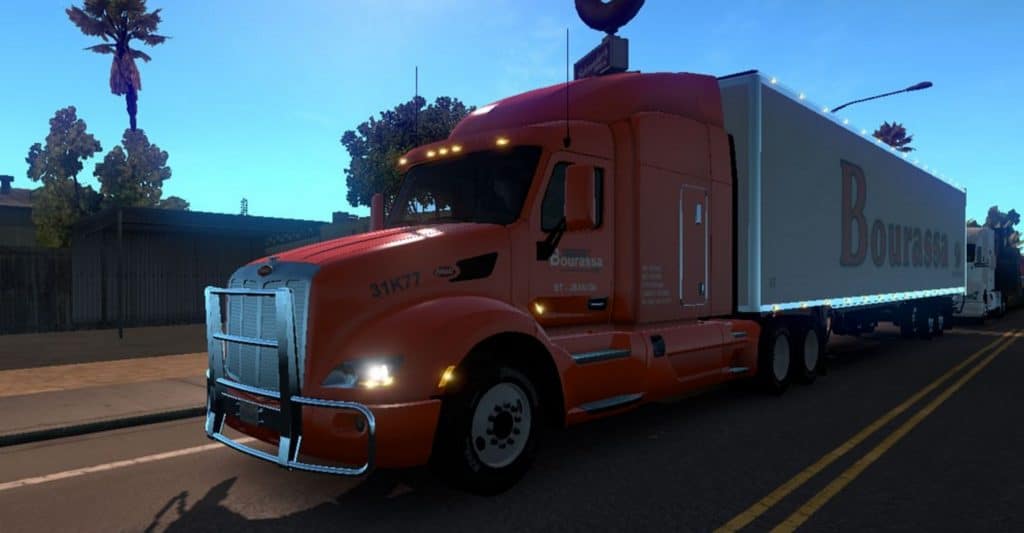 DC Bourassa Peterbilt 579 + Trailer Skin Pack for ATS - American Truck ...