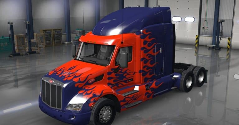 Optimus Prime Peterbilt 579 Truck metallic skin - American Truck ...