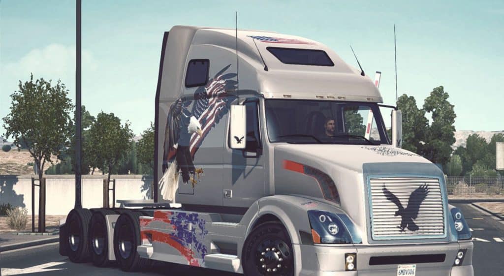 Volvo VNL 670 USA Eagle Skin - American Truck Simulator mod | ATS mod