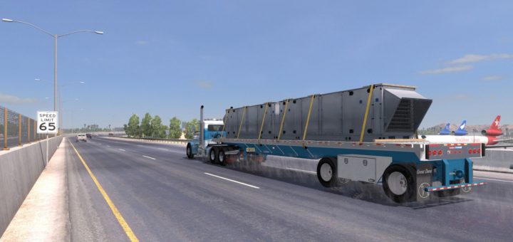 Doepker Flatbed Trailer 1.40 - American Truck Simulator mod | ATS mod