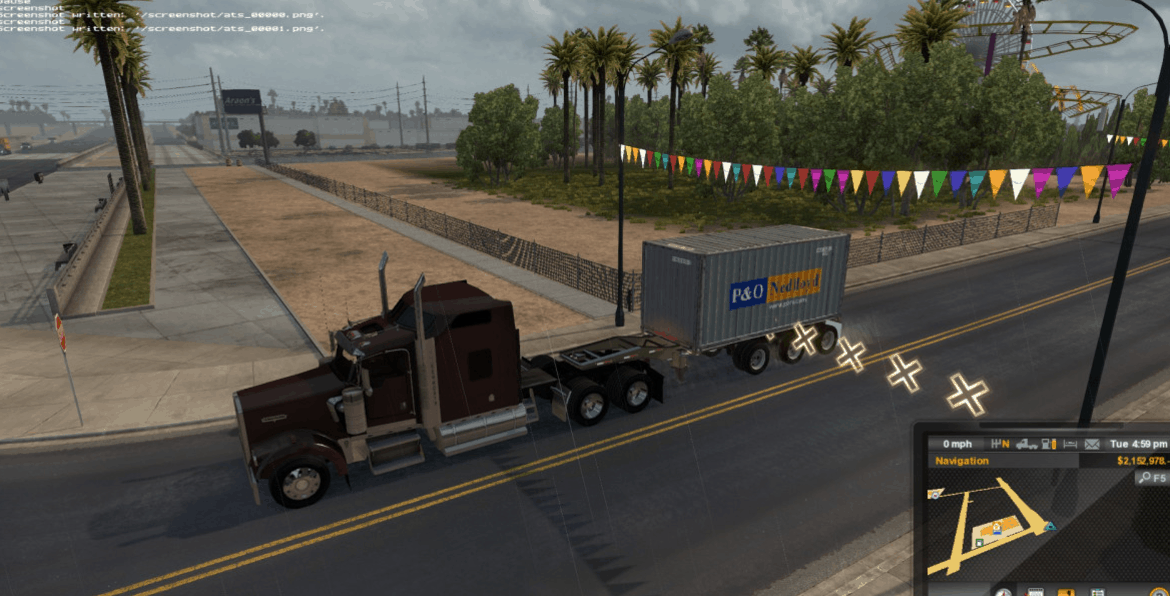 20′ Container Trailer ATS - American Truck Simulator mod | ATS mod