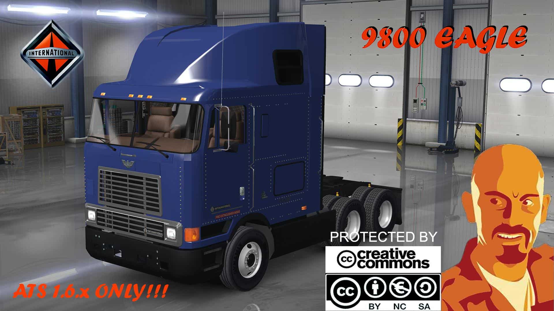 INTERNATIONAL 9800 EAGLE ATS 1.6.X ATS - American Truck Simulator mod ...