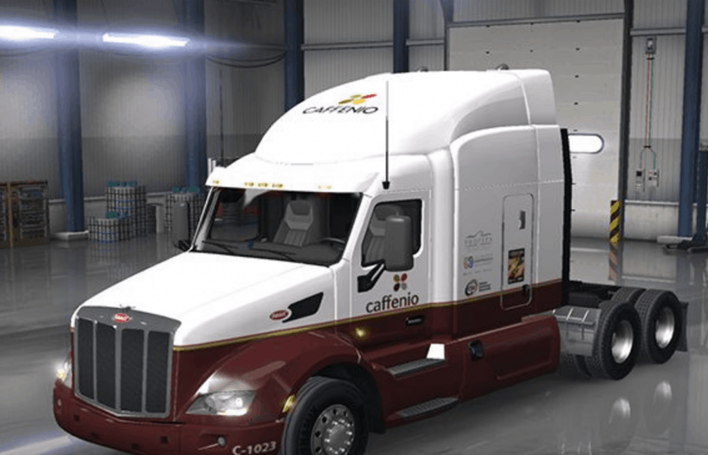 CAFFENIO SKIN PETERBILT 579 ATS - American Truck Simulator mod | ATS mod