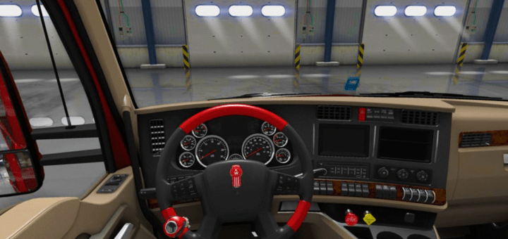 KENWORTH K100 INTERIOR MOD - American Truck Simulator mod | ATS mod