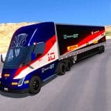 Electric GT Tesla Semi Truck Skin ATS | American Truck Simulator Mod