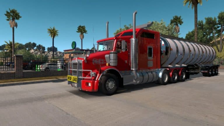 Trailer Tanque Gasolina Mod ATS - American Truck Simulator mod | ATS mod