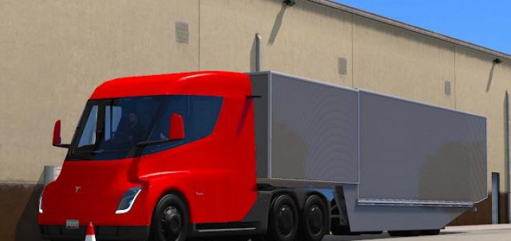 Tesla Semi Truck - American Truck Simulator mods | ATS mods