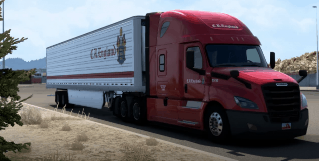 C.R. England Cascadia and 53ft Trailer skin v1.0 - American Truck ...