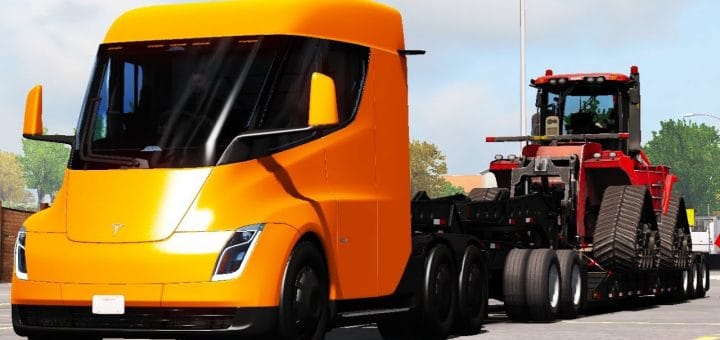 Tesla Semi Truck - American Truck Simulator mods | ATS mods