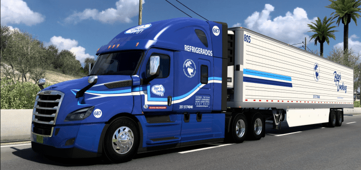 ATS Truck skins mods | American Truck Simulator Truck skin mod download