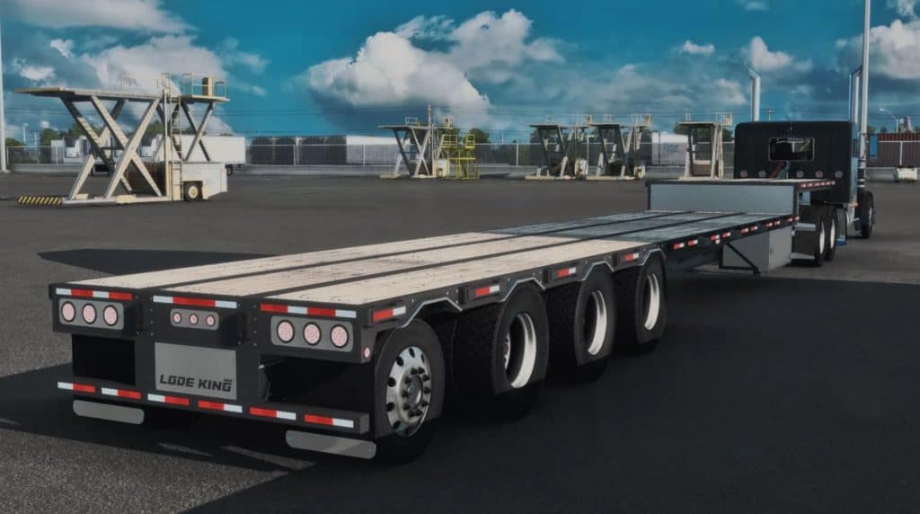 Lodeking Stepdeck Trailers v1.2 1.48.x - American Truck Simulator mod ...