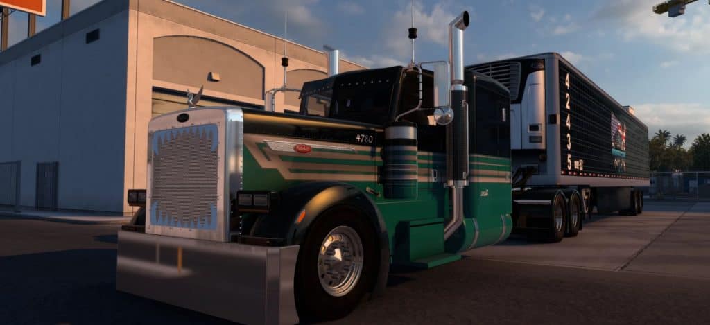 Black And Green 389 Pinga 1.49 - American Truck Simulator mod | ATS mod