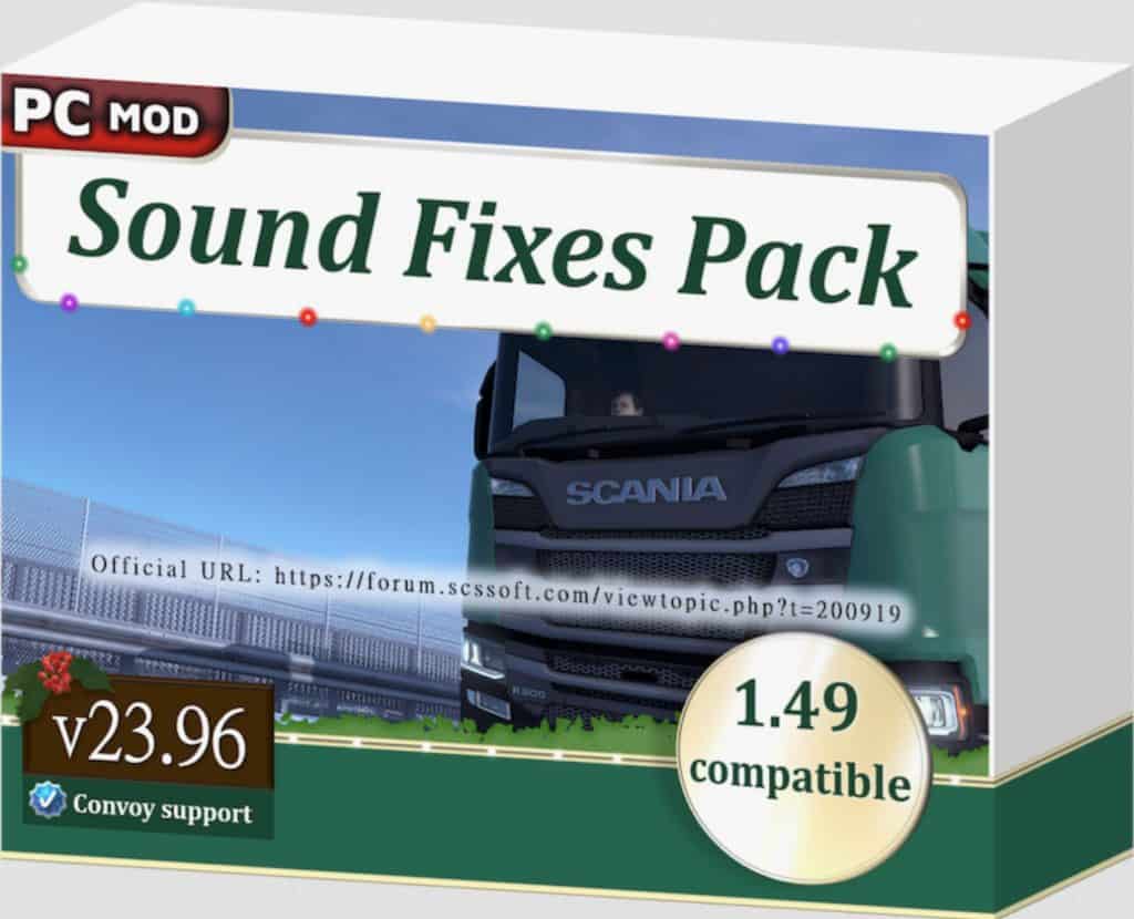 Sound Fixes Pack v23.96 - American Truck Simulator mod | ATS mod