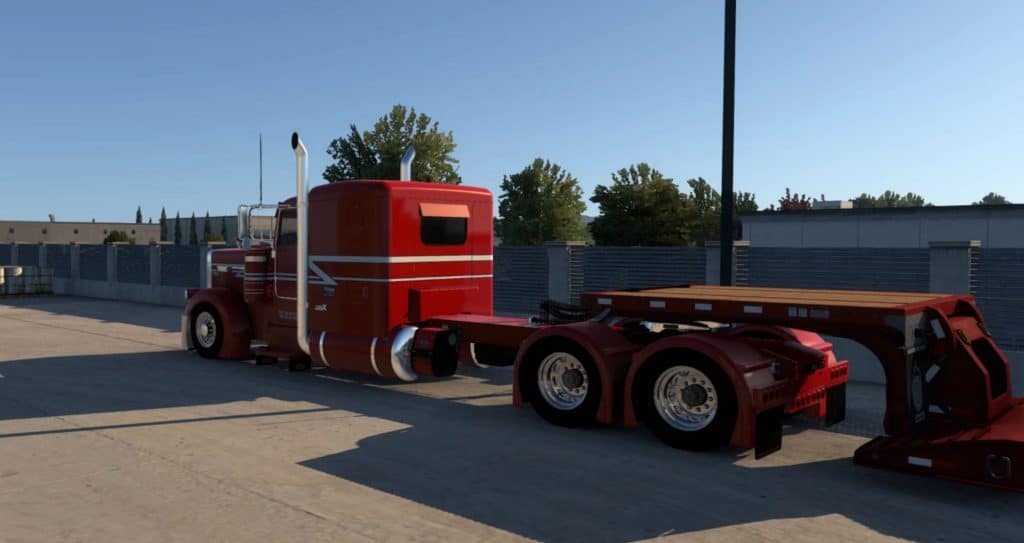 Red Skin for Pinga 389 1 (3) - American Truck Simulator mod | ATS mod