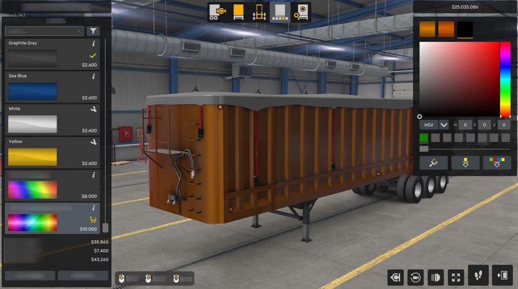 1996 FABREX WALKINGFLOOR BULK FOOD TRAILER v1.0 | American Truck ...