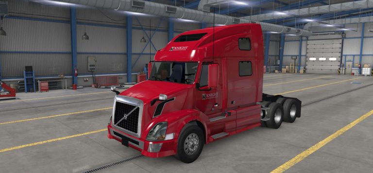 Knight skin Volvo 780 1.49 - American Truck Simulator mod | ATS mod