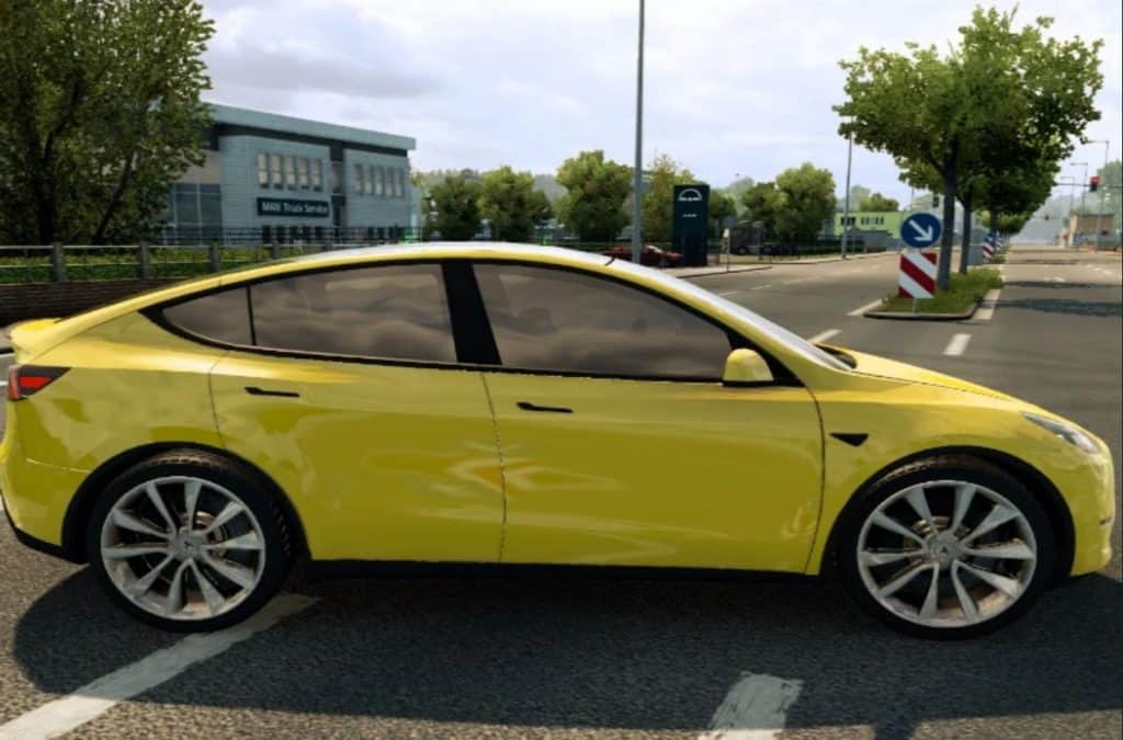 Tesla Model Y 2022 1.49 (3) - American Truck Simulator mod | ATS mod