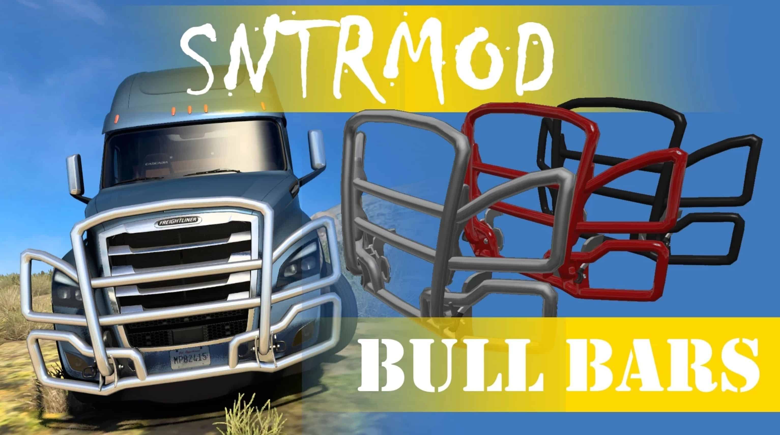 Freightliner Bull Bars 1.50 - American Truck Simulator mod | ATS mod